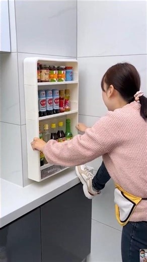 kitchen utilities rack setting up ideas #shorts