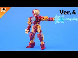 Lego Iron Man - Version 4 (Tutorial)