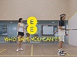 Kevin Bacon plays squash in new mobile giant EE TV advert