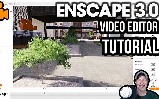 Enscape 3.0 | 如何在Enscape的视频编辑器中创建渲染的动画