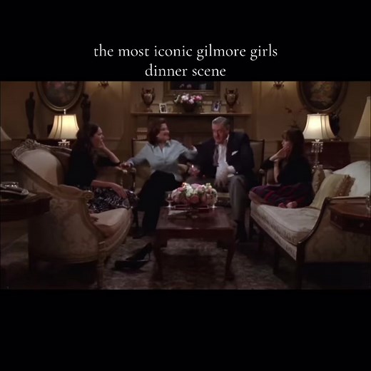 Iconic Gilmore Girls Dinner Scene