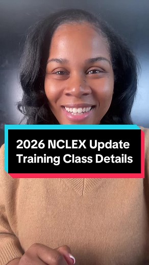 2026 NCLEX Update Training Class Announcement