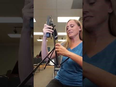 Folding Music Stand: How to set up and take down