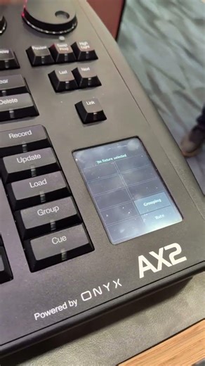 Checking out the ADJ AX2 at the NAMM Show 🎛️