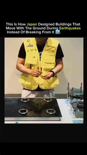 KNOWLEDGE HUB on Instagram: "🌏 How Japan Designs Buildings That Move With Earthquakes Instead of Breaking • Earthquakes release enormous ground energy. • Rigid buildings crack under sudden motion. • Japan uses flexibility, not resistance. • The key system is base isolation. • Buildings are placed on rubber and steel bearings. • These bearings absorb ground movement. • The structure above moves slowly and smoothly. • Energy is dispersed, not transferred upward. • Some buildings use sliding plate