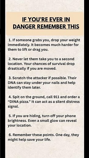 If You’re Ever in Danger — Remember This 🚨 | 5 Life-Saving Safety Tips Everyone Must Know