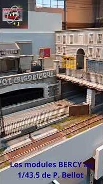 Les modules BERCY au 1/43.5 de Patrick BELLOT de Savoie Modélisme #train #modeltrains #railway