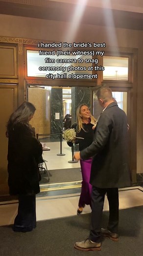 these photos are so special 🥺 #weddingtiktok #filmphotos #weddingphotographer #bride #nyc #groom #elopement