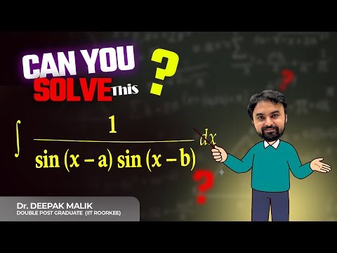 Can You Solve This Tough Integration? | IITian Challenge by Dr. Deepak Malik