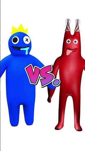 BLUE vs. GARTEN OF BANBAN 😥💙🔥 || #rainbowfriends #roblox #gartenofbanban #shorts #meme #viral #fyp