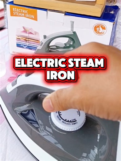 Master Your Laundry with the Electric Steam Iron