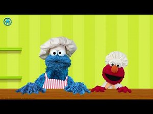 "123 Sesame Street Alphabet Kitchen" | Elmo & Cookie Monster!!