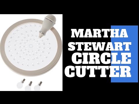 How to use Martha Stewart Circle cutter|svhandmades|scrapbooking #artsandcrafts #productreview