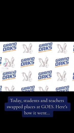 Watch how everyone handled their new role for teacher-student swap day! #GOESRedRibbonWeek 🔄 | Grand Oaks Elementary School