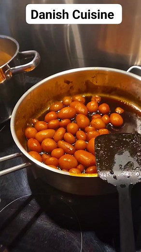 25K views · 96 reactions | Danish Cuisine. The traditional Danish sugar brown potatoes. #DanishCuisine #Denmark #danishtraditions #FirstTaste #CulturalJourney #fbreels #reelsfb #viralreels #everyone #instagram #danishroyals | Lum Pedersen's Family | Facebook
