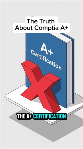 The truth about Comptia A . Follow @thecyberhandbook for learn more about cybersecurity and secure your first job in cybersecurity. Check our bio for access to our new platform that will help you get certified as soon as possible. • • • • • • • • • • #cybersecurity #ethicalhacking #IT