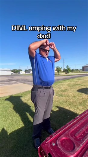 DIML umpiring with my dad: college pitcher Alexis Bach game routine