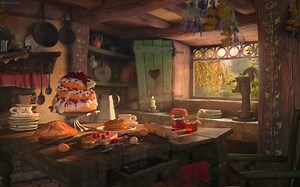 【环境音】充满烤火炖菜和烘焙声的夏日厨房