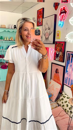 The sweetest little cotton dress we ever did see, ladies, say hello to the all new ‘Mabel Dress” 🤍 A stunning little cotton number, perfect for the new season, shop yours online now 💫 #shestreet | SHE STREET