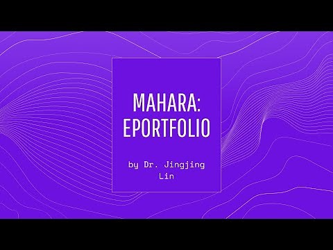 Mahara in a Nutshell: What do you need to know about this ePortfolio system?