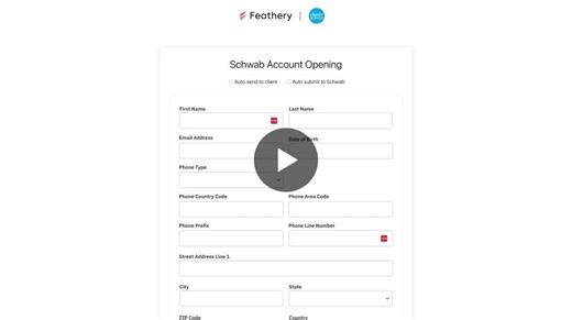 Automate Schwab Account Opening with Feathery | Feathery posted on the topic | LinkedIn