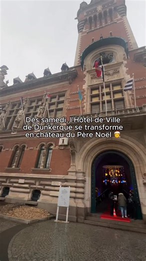 L’Hôtel de Ville de Dunkerque se transforme en vrai château du Père Noël. 🎅 Pour cette 8ᵉ édition de Dunkerque Féérique, tout le bâtiment devient un petit royaume magique de 800 m², et la célèbre salle blanche se métamorphose en village de lutins. La bonne nouvelle c’est que la visite est gratuite, et la magie commencera pour de bon avec la descente du Père Noël ce samedi 29 à 17h30. 🎄 📍 Hôtel de Ville, Pl. Charles Valentin, Dunkerque 🗓️ Du 29 novembre au 4 janvier, de 14h à 19h (fermeture d