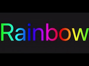 Roblox rainbow text