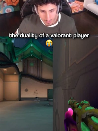 the duality of a valorant player 😭 #mooda #valorant | Valorant Clips