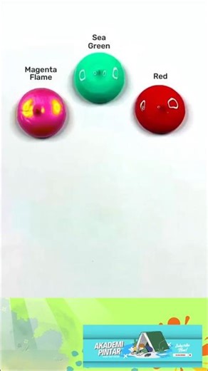Magenta Green Red mixing #colors #mix #shorts