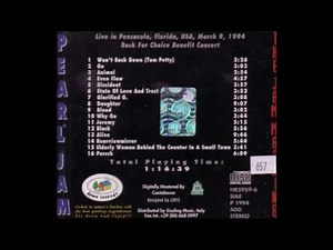 Pearl Jam 1994 03 09 Pensacola FL USA 01 I Won't Back Down