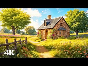 Country Cottage Ambience | Recharge Your Spirit with Birds & Crickets