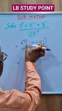 26_SH_079 Problem based on Inverse Power #Maths #mathskills