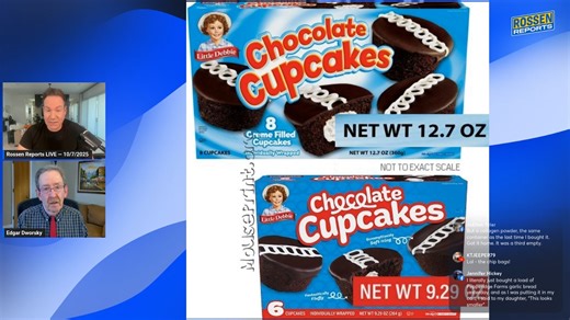 304K views · 8.5K reactions | BIG SHOW TODAY!  New Shrinkflation RIPOFF. Here are the groceries getting smaller.  Fake Evite SCAM ALERT.  These payments are continuing during the government shutdown.  Costco's wild deal on Ozempic (50% OFF!) 磻 I'm testing the viral "soda opener" LIVE! | Jeff Rossen | Facebook