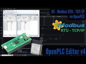 ⚡ OpenPLC V4 ch_05 Modbus RTU and Modbus TCP/IP in OpenPLC with Raspberry Pi Pico 2 and ESP32 wit...