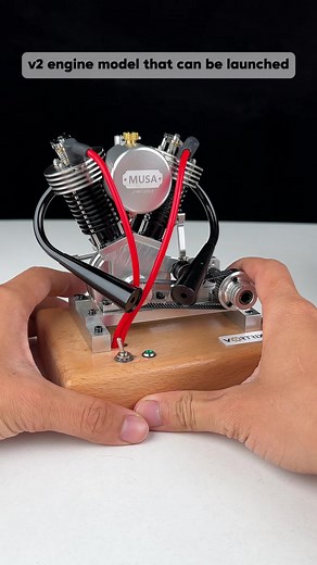 V2 Engine Model: DIY Mini Engine Build Guide
