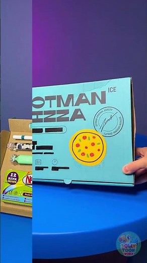 My Cool ✂️ All-In-One Cardboard Organizer! 🤩📦✨ #DIYForKids