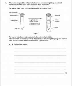 2. a) i)Explain the following results:A bag made from Viski... | Filo