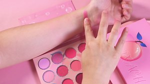 Pink Eyeshadow Palette,12 Colors Peach Matte & Shimmer Highly Pigmented Pink Mini Makeup Eyeshadow Pallet, Warm Natural Blendable Long Lasting Waterproof Small Pallets Eyeshadow for Women and Girls