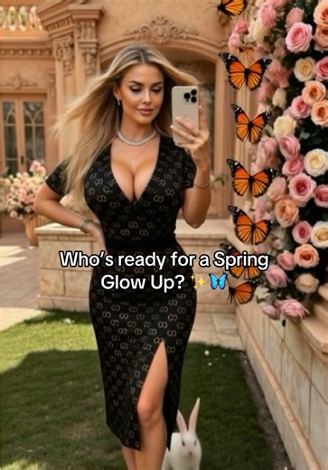 When your baddie business partners put you in charge of their glow up. ✨😁😎🦋 Real people, real scenes AI magic. And my favorite Gucci dress #glowup #surrealism #fashionedit