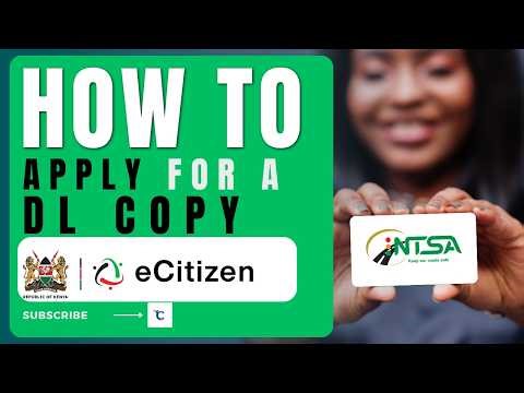 🚗 How to Apply for a Driving License Copy of Record in Kenya (NTSA eCitizen Guide)