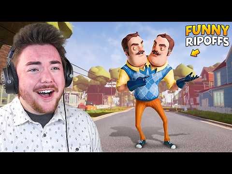 PLAYING HELLO NEIGHBOR RIPOFFS.... (after 8 years)