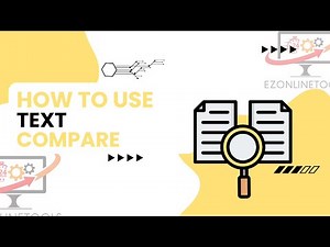 How to Use Text Compare Tool Online By Ezonlinetools.com