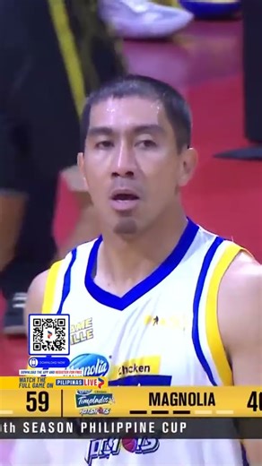 LA Tenorio FIRES FIRST TRIPLE AS PLAYING COACH for Magnolia in 3Q | PBA Season 50 Philippine Cup