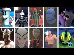 BEN 10 - ALIEN FORCE - VILGAX ATTACKS - ALL BOSSES XBOX - ALIEN X APPEARANCE