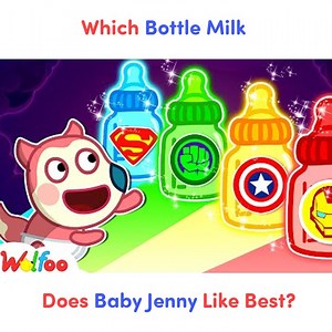8.5K reactions · 220 shares | Wow, so many bottles of milk to choose  #WOANETWORK | Wolfoo Kids Cartoon | Facebook