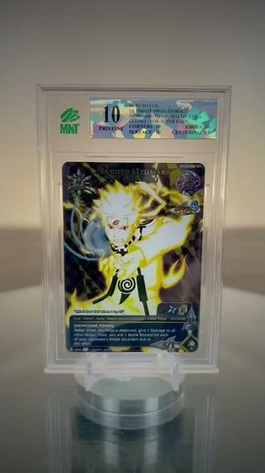 My TOP 10 🎴 Most Expensive Naruto Collectible Cards | MNT Grading #shorts