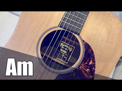 Acoustic Rock Guitar Backing Track In A Minor | Regrets