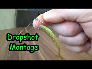 Klassische Dropshot Montage richtig binden. Barsche angeln für Anfänger #Angelnlernen