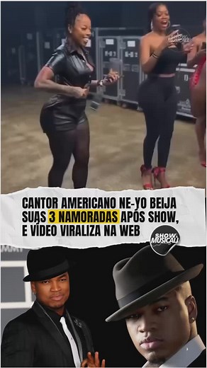 Ne-Yo, de 45 anos de idade, viralizou no fim de semana depois que internautas descobriram que o astro norte-americano tem três namoradas. O cantor vive um relacionamento polígamo com Arielle Hill, MS. Tatted e Phoenix Feather, e virou assunto da web depois que apareceu beijando as três mulheres antes de um show. O artista mostrou os bastidores de uma apresentação no Valentine’s Day (Dia de São Valentim), considerado o Dia dos Namorados em alguns países, na qual aparece demonstrando carinho pelas