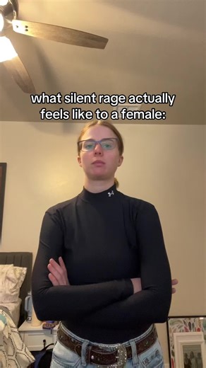 it's not like throwing dishes or screaming, it's pure silent rage where we act